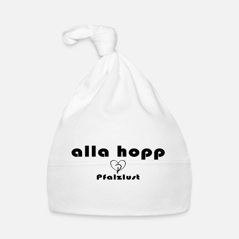 alla hopp - Baby Bio-Mütze - Weiß