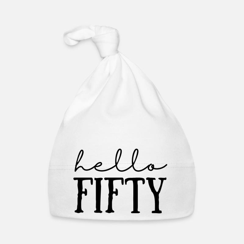50th birthday Organic Baby Cap