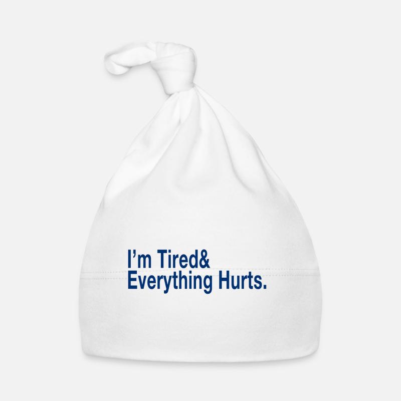 Ich bin müde Baby Bio-Mütze