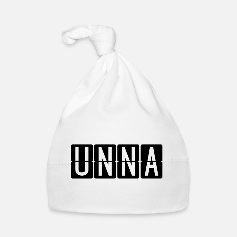 Panneau de l’aéroport d’Unna Bonnet bio Bébé