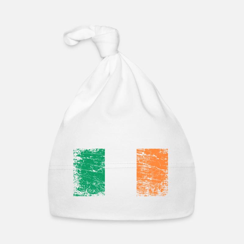 Flagge von Irland Baby Bio-Mütze