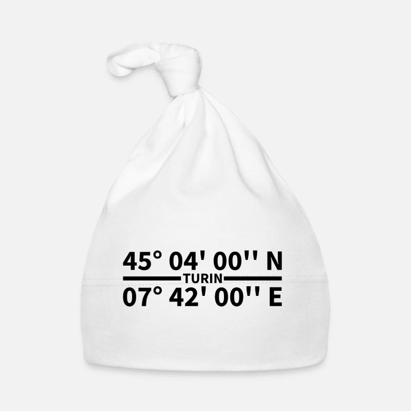 Turin coordinates Organic Baby Cap