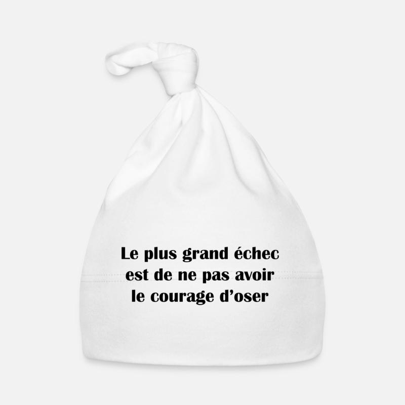 Courage d'oser Bonnet bio Bébé