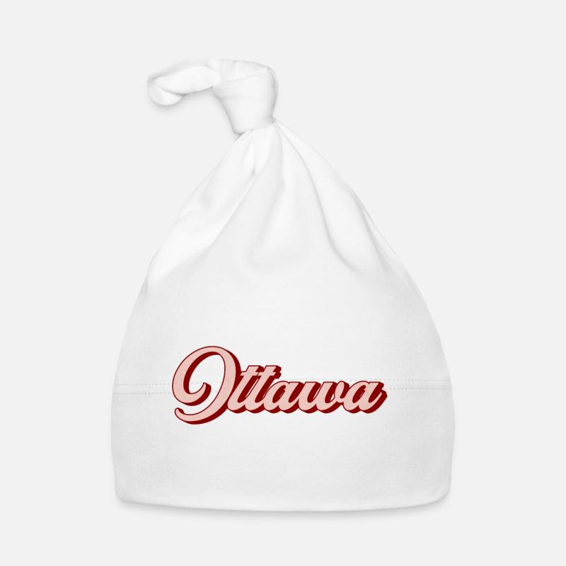 Ottawa Retro Script Baby Bio-Mütze