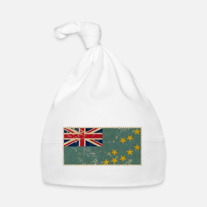 Land Tuvalu Baby Bio-Mütze