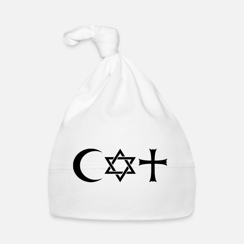 coexist - Baby Bio-Mütze - Weiß