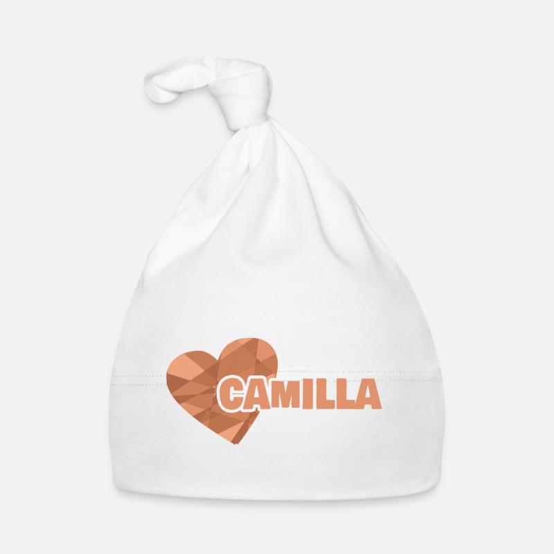First name Camilla Organic Baby Cap