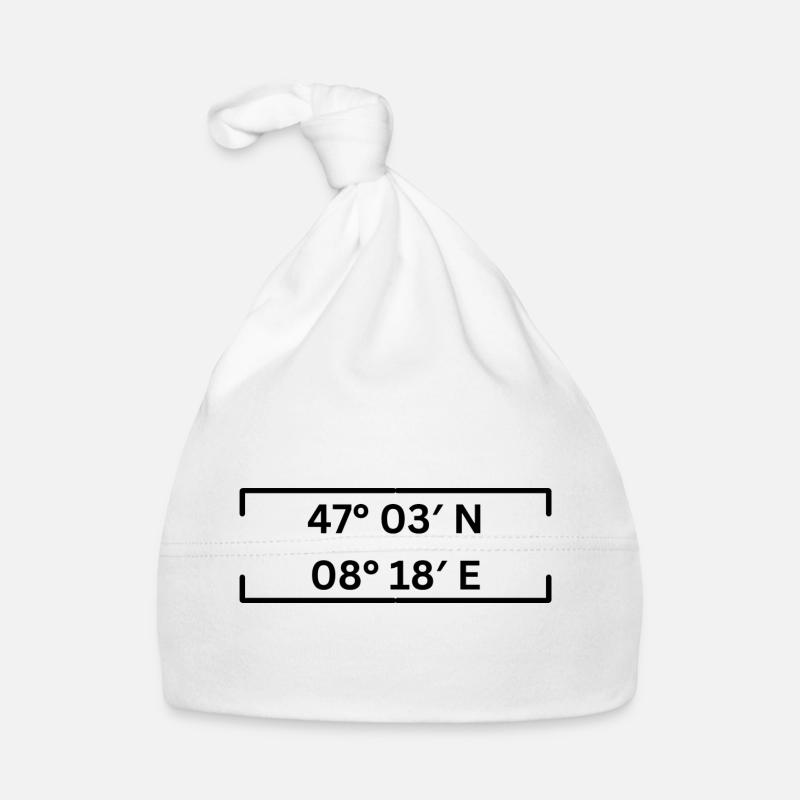 Coordonnées Lucerne Minimaliste Bonnet bio Bébé