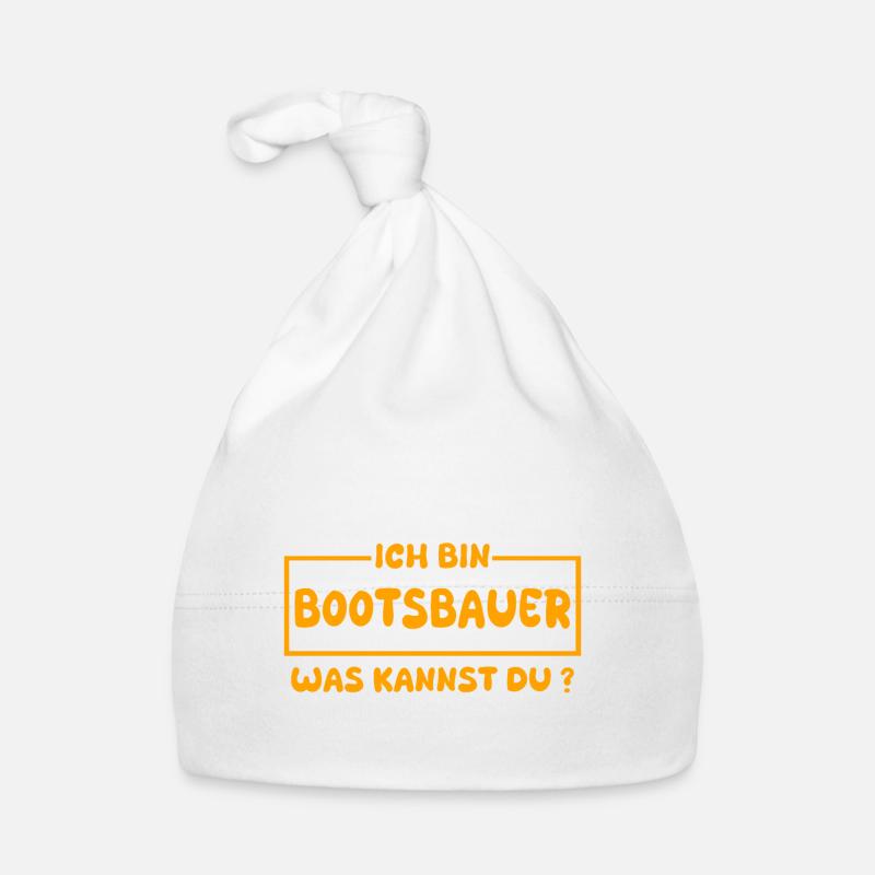 Beruf Bootsbauer Baby Bio-Mütze