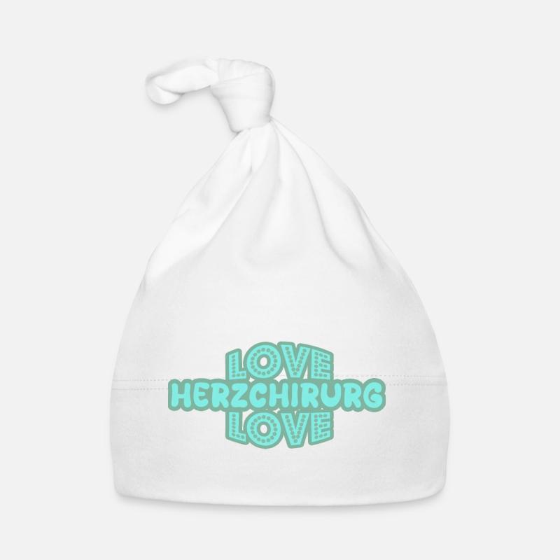 Chirurgien cardiaque comme slogan Bonnet bio Bébé