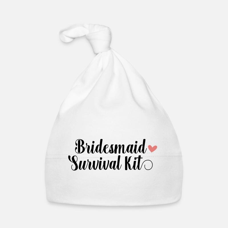 Bridesmaid Survival Kit! Personalisierbar Baby Bio-Mütze