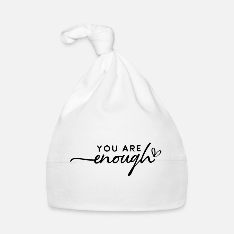 Vous êtes assez – Amour de soi et motivation Bonnet bio Bébé