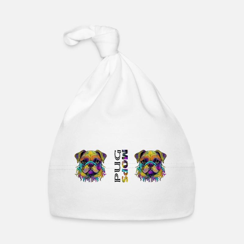 Mops Baby Bio-Mütze