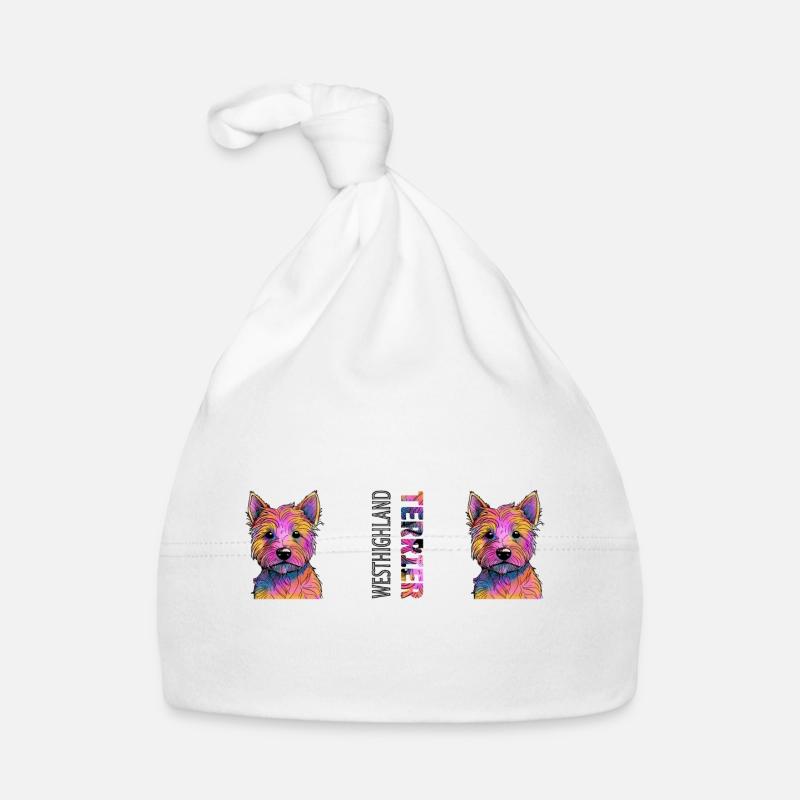 West highland terrier Organic Baby Cap