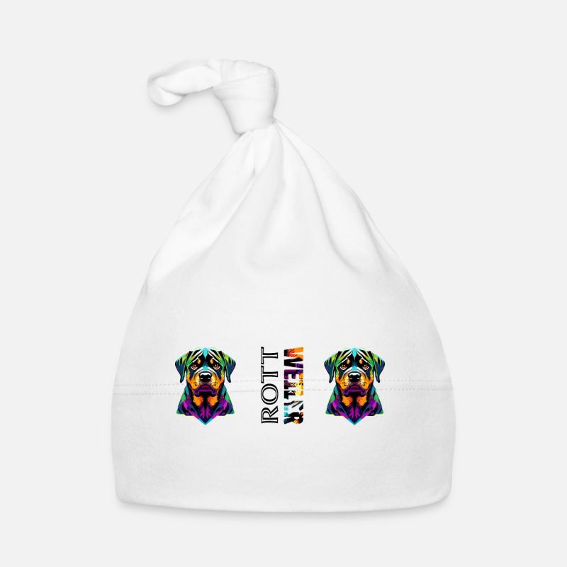  Rottweiler  Baby Bio-Mütze