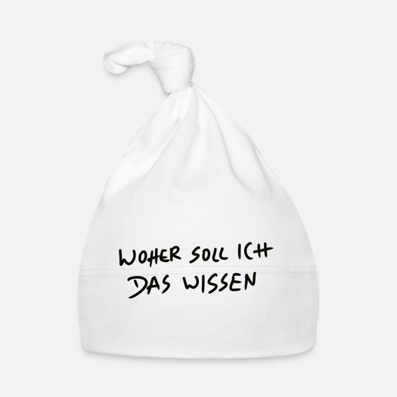 Où devrais-je savoir Graffiti Bonnet bio Bébé
