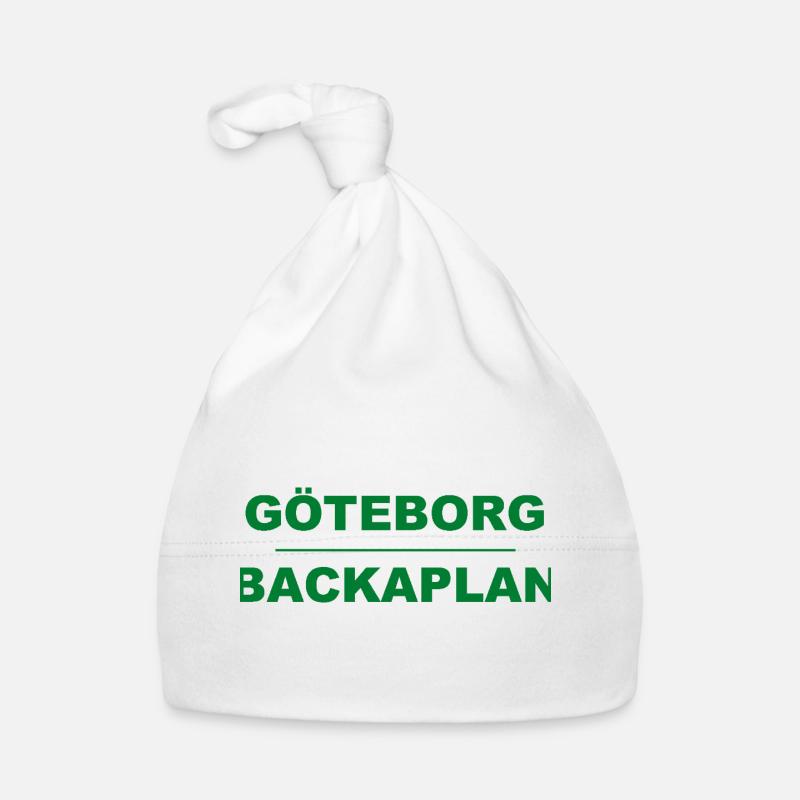 Göteborg Backaplan – Design vert-noir Bonnet bio Bébé