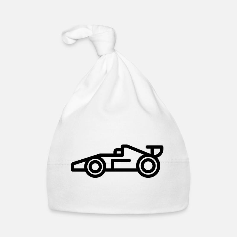 Race Car Organic Baby Cap