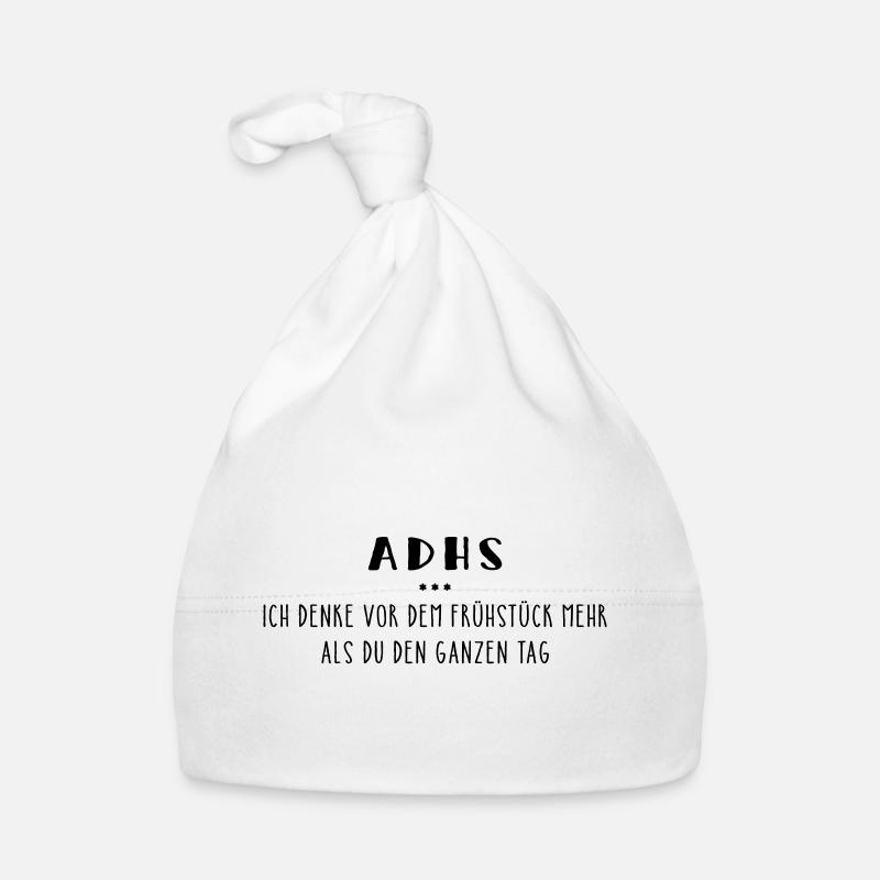 ADHS – Spruch Baby Bio-Mütze