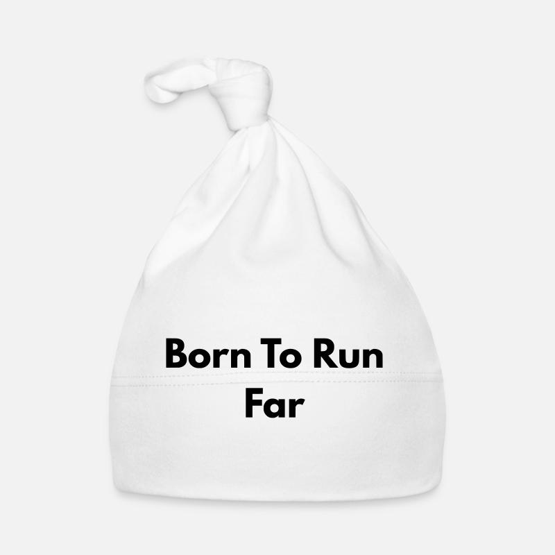 Born to run far Organic Baby Cap