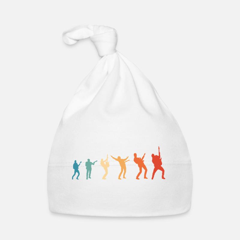 Evolution Rock Music Rock Guitarist Organic Baby Cap