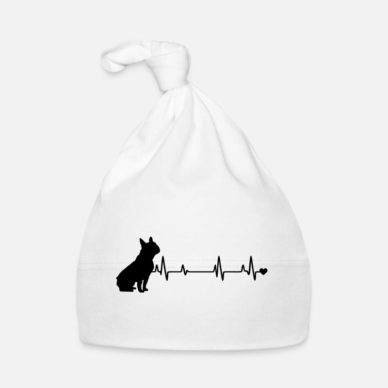 Chien - Bonnet bio Bébé - blanc