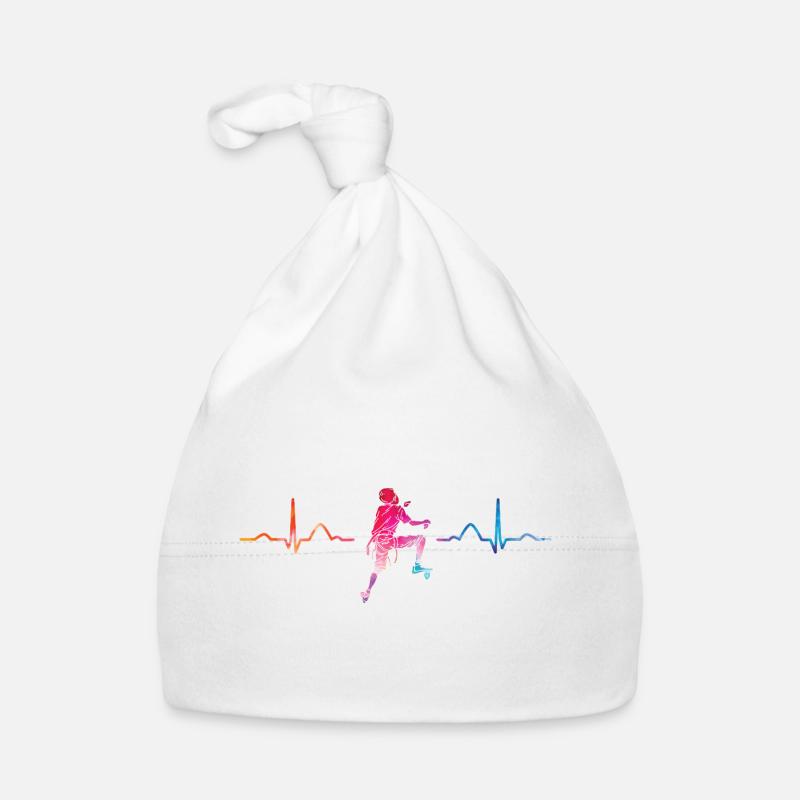 Boulderer Herzschlag Boulder Bouldern Baby Bio-Mütze