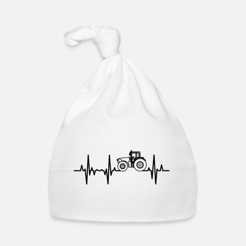 Traktor Pulsschlag Baby Bio-Mütze