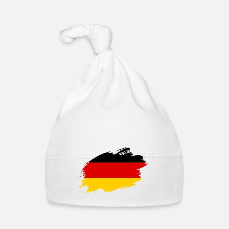 Germany german ensign flag Organic Baby Cap