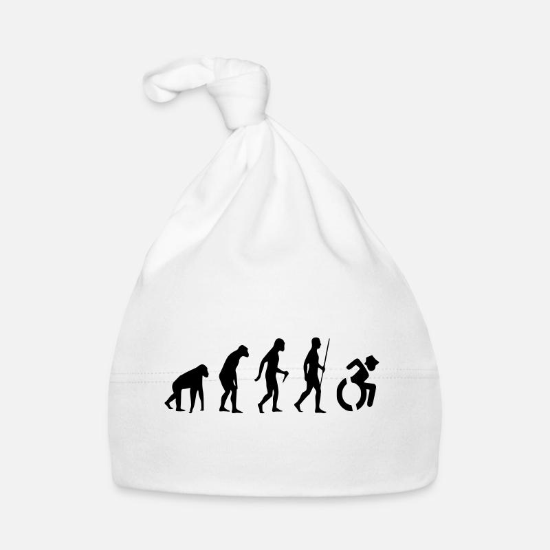 Evolution Wheelchair. The wheelchair evolution * - Organic Baby Cap - white