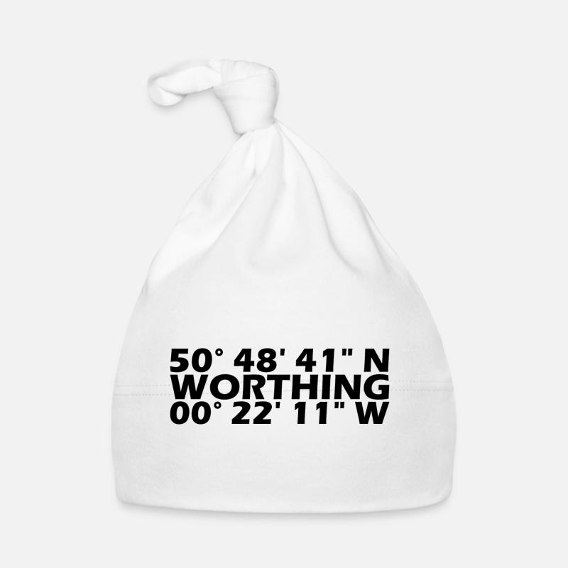 Worthing Coordinates Organic Baby Cap