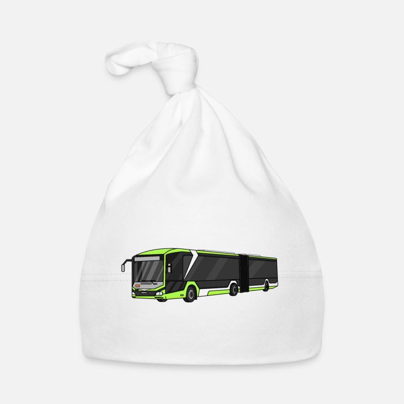Bus, Schulbus, Busfahrer Baby Bio-Mütze
