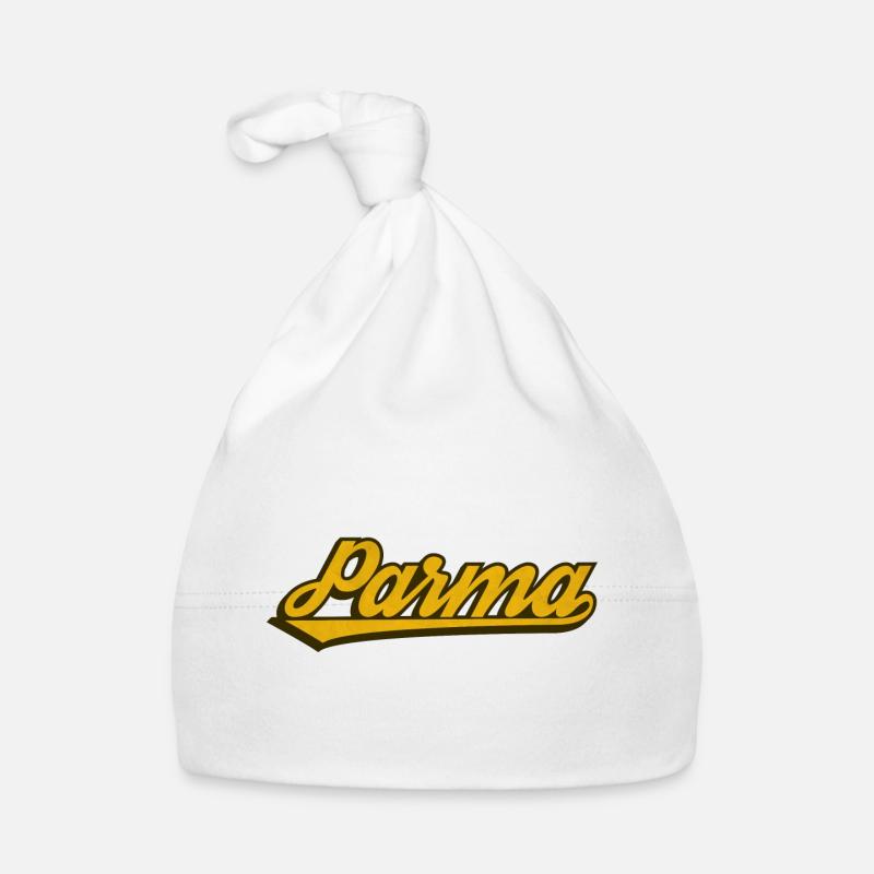 Parma Vintage Script Logo Baby Bio-Mütze