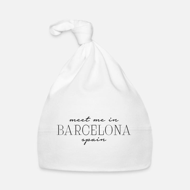 Spanien Barcelona Baby Bio-Mütze