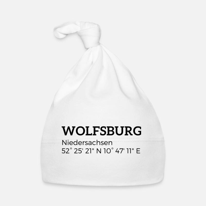 Wolfsburg Lower Saxony coordinates Organic Baby Cap