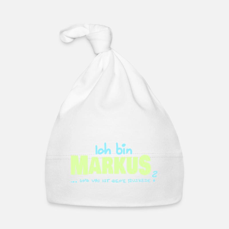 Geschenk für Markus Baby Bio-Mütze