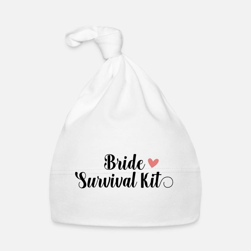 Bride Survival Kit! Personalisierbar Baby Bio-Mütze