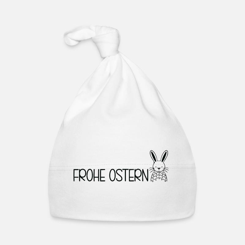 Frohe Ostern 🐰🌸 Baby Bio-Mütze