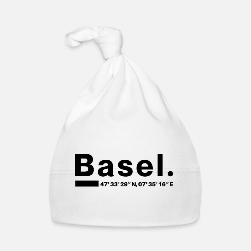 Basel Coordinates Organic Baby Cap