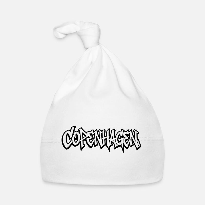 Conception d'art urbain de style graffiti Bonnet bio Bébé