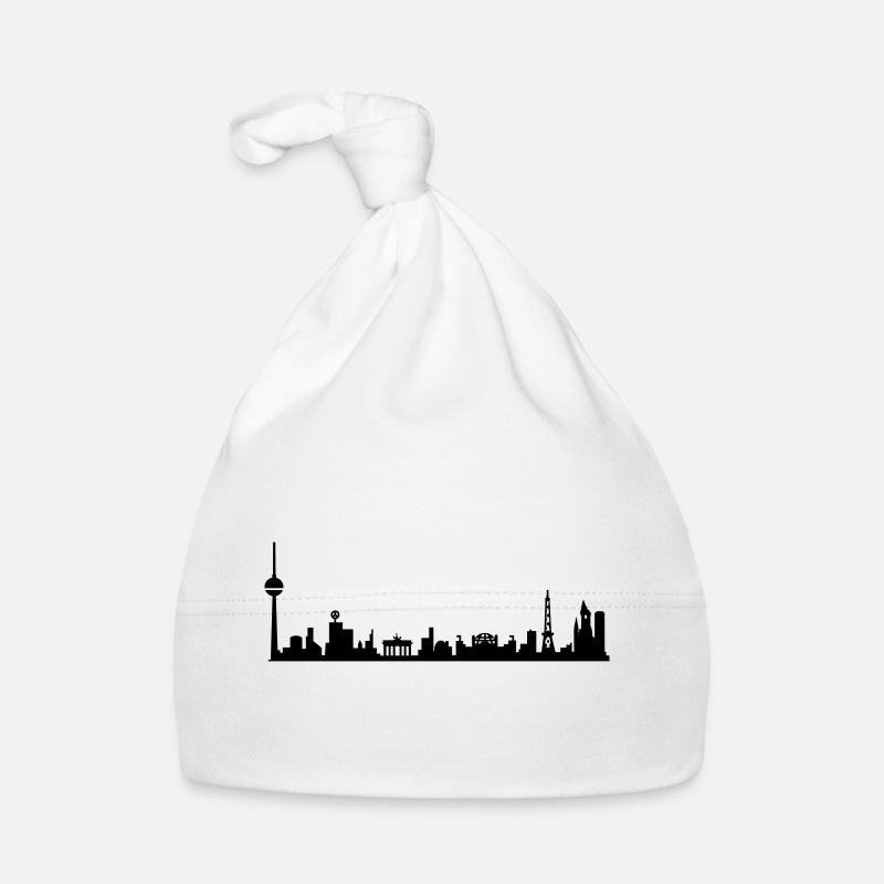 BERLIN SKYLINE  Baby Bio-Mütze