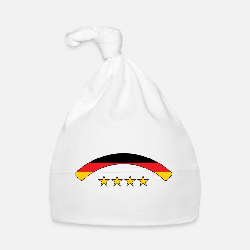 German Flag - Germany Organic Baby Cap