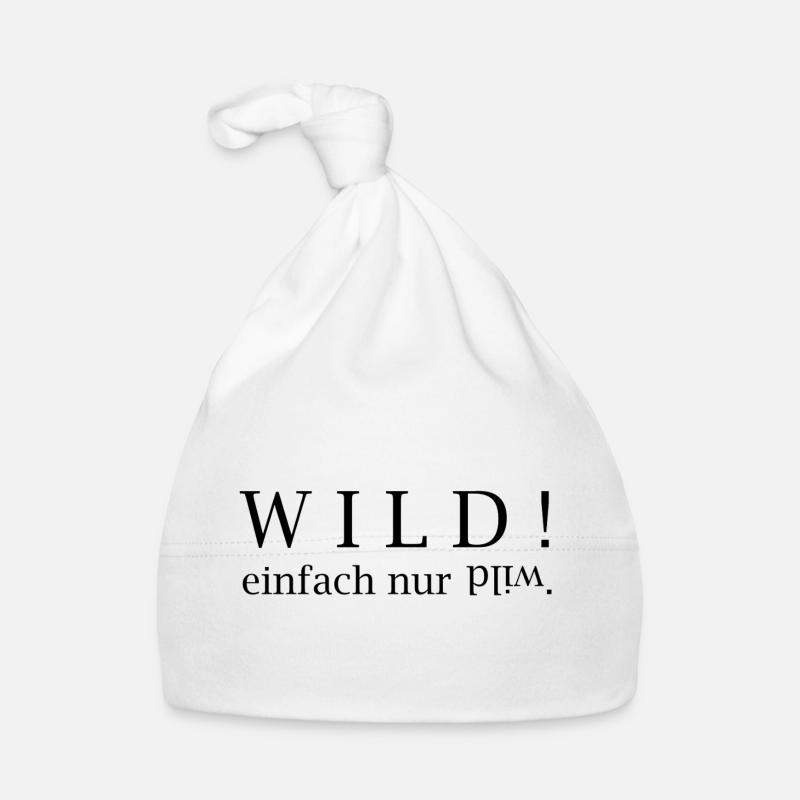 WILD! einfach nur wild. - Baby Bio-Mütze - Weiß