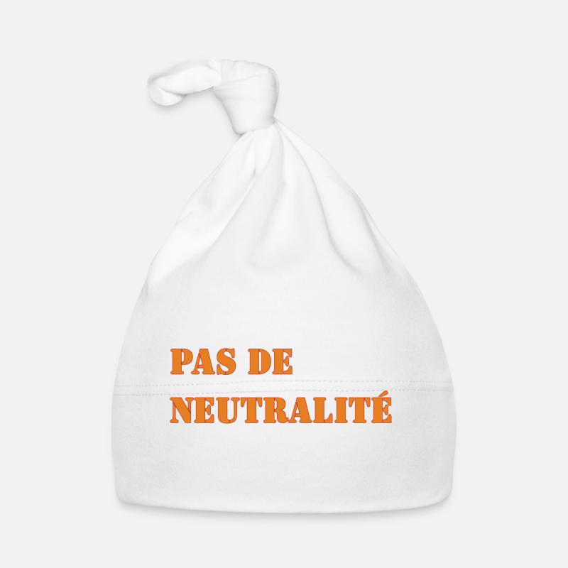 PAS DE NEUTRALITÉ Bonnet bio Bébé