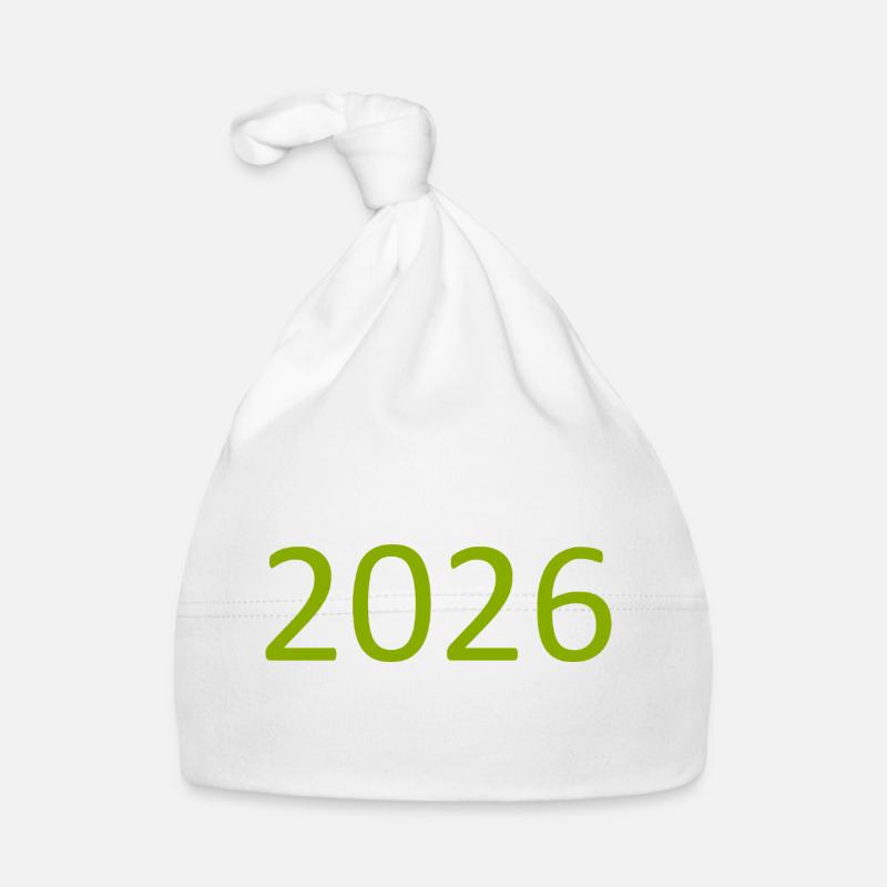 2026 Green Birthday Anniversary Template Design Organic Baby Cap