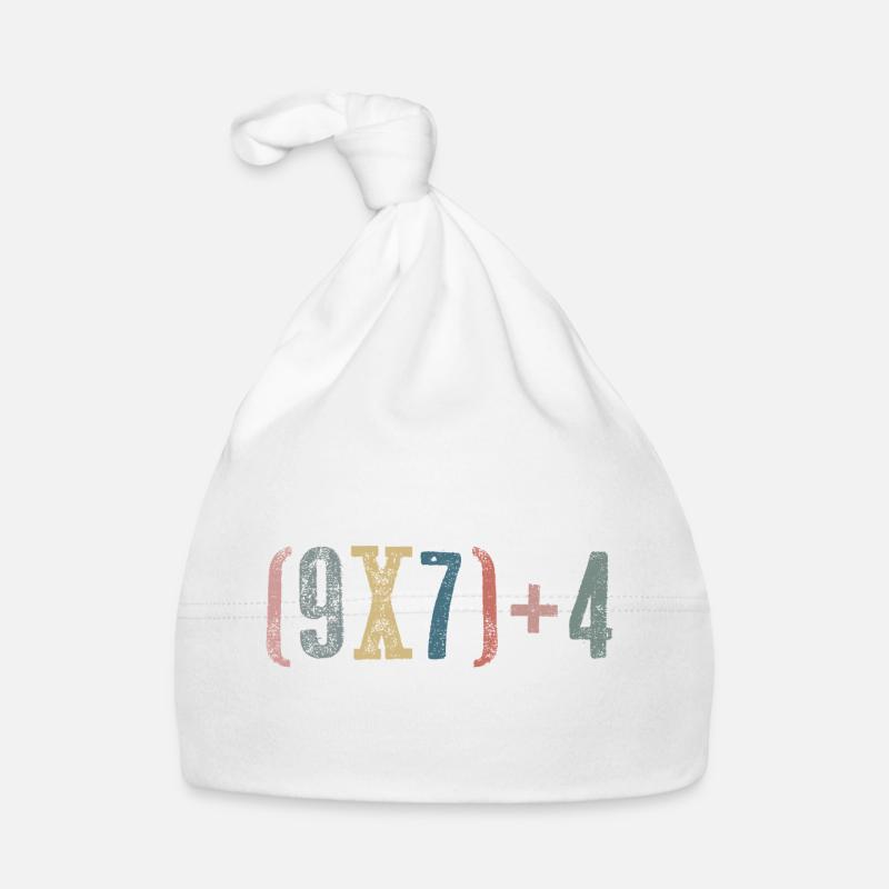 67 - Soixante-sept Numéro 67 Mème Six Sept Math Int Bonnet bio Bébé