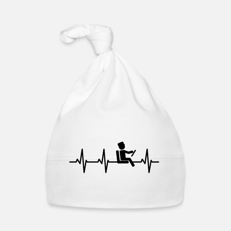 Bus driver heart palpitations Organic Baby Cap
