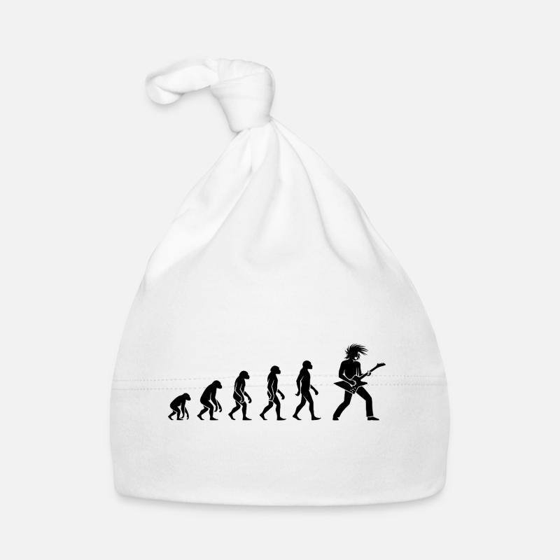 Evolution Rock 'n' Roll Guitarist Design Bonnet bio Bébé