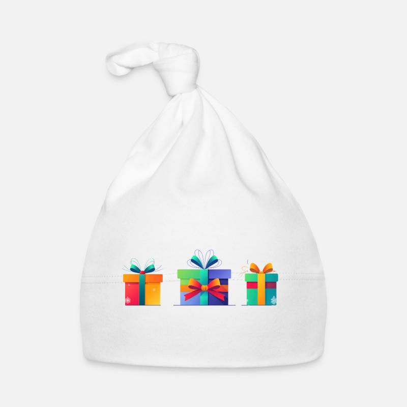 Rainbow Gift Boxes Trio Organic Baby Cap