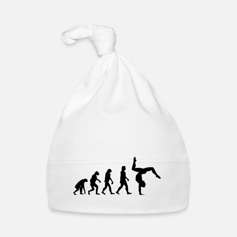 Gymnastics handstand evolution Organic Baby Cap